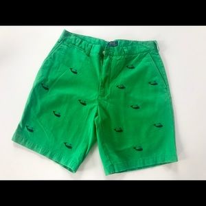 Polo Ralph Lauren Whale Print Cotton Shorts